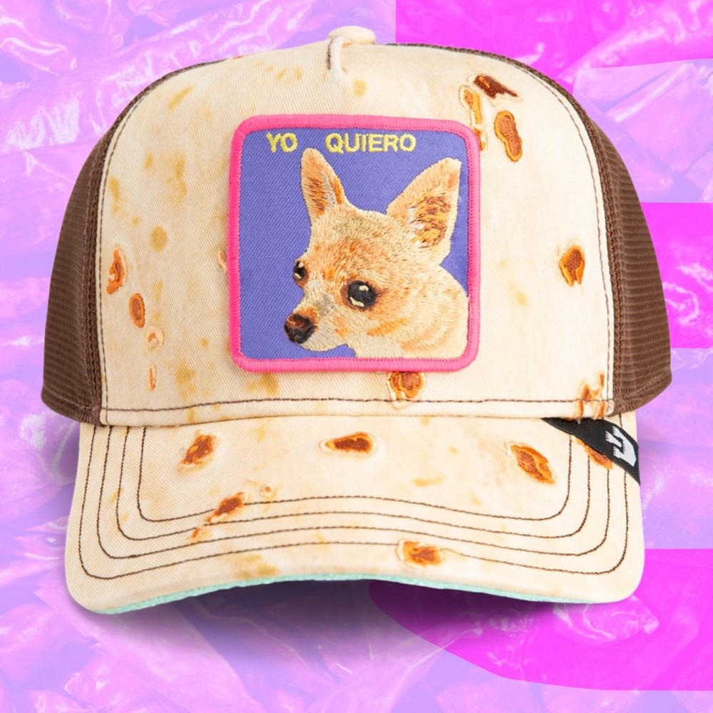 ⭐️NIB Limited Edition Goorin Brothers “Yo Quiero” Chihuahua Trucker Hat